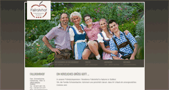 Desktop Screenshot of fallrohrhof.it